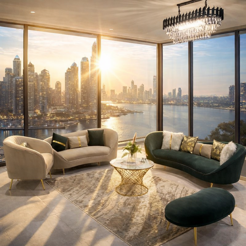 طقم أنتريه خشب زان - 4 قطع - ECO86