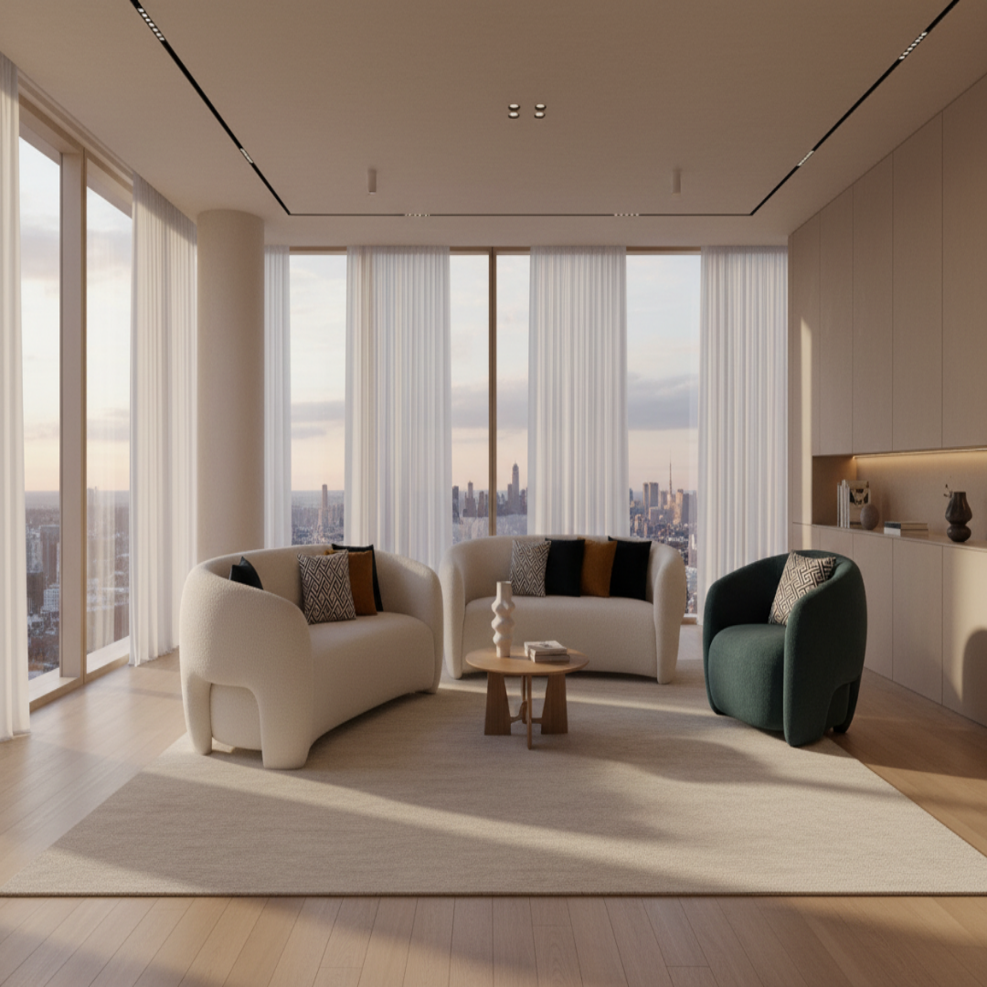 طقم أنتريه خشب زان - 3 قطع - ECO75