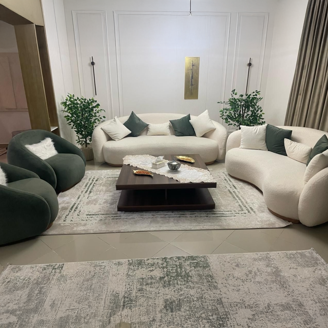 طقم أنتريه خشب زان - 4 قطع - ECO82