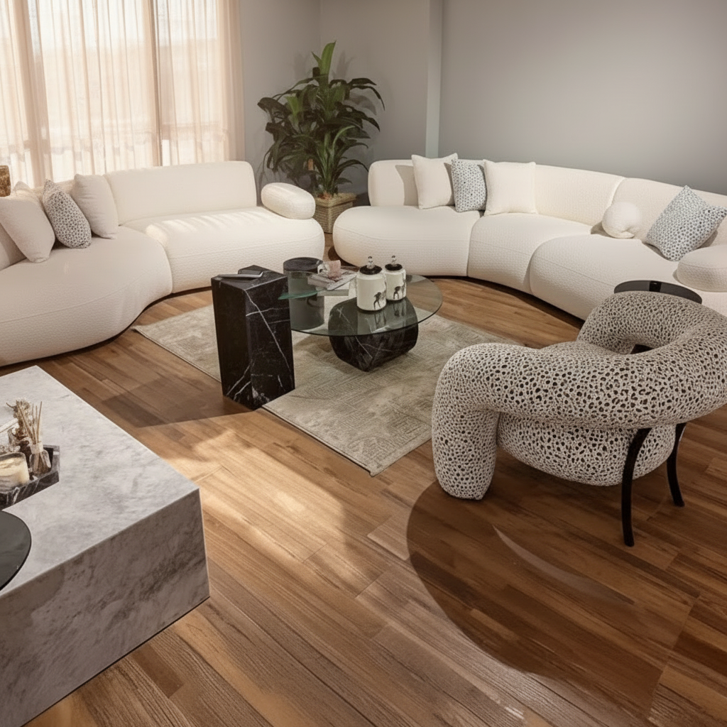 طقم أنتريه خشب زان - 3 قطع - ECO85