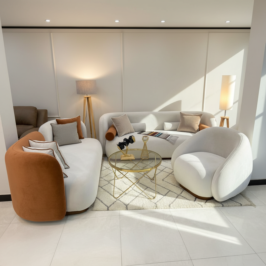 طقم أنتريه خشب زان - 3 قطع - ECO93