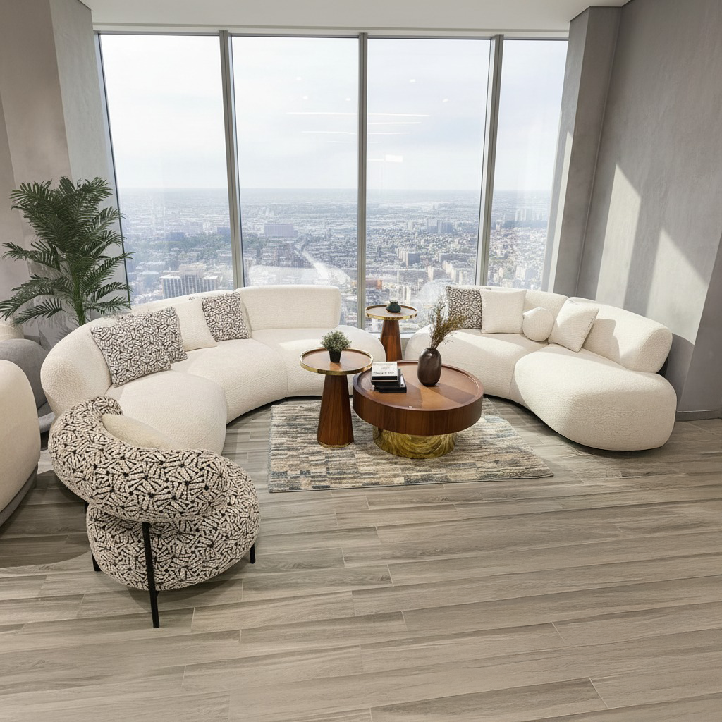 طقم أنتريه خشب زان - 3 قطع - ECO84